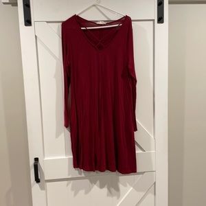 Long sleeve dress with pockets